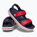 Crocs Crocband Cruiser Kids sandále navy/varsity red 10