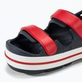 Crocs Crocband Cruiser Kids sandále navy/varsity red 7