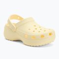 Dámske žabky Crocs Classic Platform Clog buttercream 2