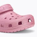 Detské nazúvaky Crocs Classic Glitter Clog Toddler pink tweed glitter 8
