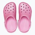 Crocs Classic Glitter Clog Detské žabky pink tweed glitter 4