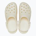 Dámske šľapky Crocs Classic Platform Glitter chalk 12