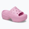 Dámske šľapky Crocs Stomp Slide pink tweed 8