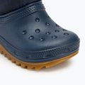 Detské snehule Crocs Classic Neo Puff Boot  navy/gum 7