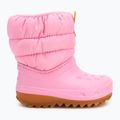 Detské snehule Crocs Classic Neo Puff Boot Toddler pink tweed/gum 2