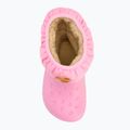 Detské snehule Crocs Classic Neo Puff Boot Toddler pink tweed/gum 5