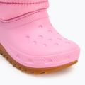 Detské snehule Crocs Classic Neo Puff Boot Toddler pink tweed/gum 7