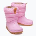 Detské snehule Crocs Classic Neo Puff pink tweed/gum 10