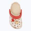 Detské žabky Crocs Classic Heart Print Clog sandstone 6