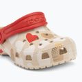 Detské žabky Crocs Classic Heart Print Clog sandstone 8