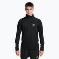 Pánske tréningové tričko New Balance Top NB Heat Grid Half Zip black NBMT23252BK