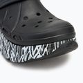 Dámske nazúvaky SKECHERS JGoldcrown Max Cushioning Foamies Love True black 8