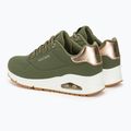 Dámske topánky SKECHERS Uno Shimmer Away olive/rose gold/mesh 4