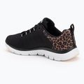 Dámske topánky SKECHERS Flex Appeal 4.0 Wild Ballad black/leopard 3