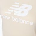 Dámske tričko New Balance Essentials Stacked Logo Co beige NBWT31546 7