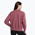 Dámska tréningová mikina New Balance Athletics Remastered French Terry Crewneck červená WT31500WAD 3