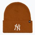 Zimná čiapka 47 Brand MLB New York Yankees Haymaker burnt orange