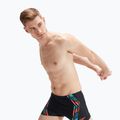 Pánske plavecké šortky Speedo Tech Print black/orange 5