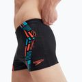 Pánske plavecké šortky Speedo Tech Print black/orange 7