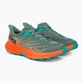 Pánska bežecká obuv HOKA Speedgoat 5 green-orange 1123157-TMOR 3