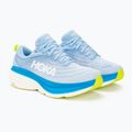 Pánska bežecká obuv HOKA Bondi 8 Wide airy blue/diva blue 5