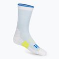 HOKA Crew Run Sock 3 páry diva blue/ice water/evening primrose bežecké ponožky 3