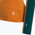 Dámska termoaktívna mikina Smartwool Merino Baselayer Colorblock 1/4 Zip Boxed marmalade heather 6