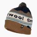 Smartwool Knit Winter Pattern POM deep navy heather beanie 3