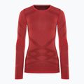 Dámska termoakčná mikina Smartwool Intraknit Thermal Merino Baselayer Crew scarlet/black