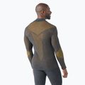 Pánska termoaktívna mikina Smartwool Intraknit Thermal Merino Baselayer 1/4 Zip charcoal/gold 2