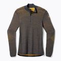 Pánska termoaktívna mikina Smartwool Intraknit Thermal Merino Baselayer 1/4 Zip charcoal/gold 3