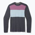 Pánska termoaktívna mikina Smartwool Thermal Merino Baselayer Colorblock Crew Boxed charcoal 3
