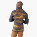 Pánske termoaktívne tričko Smartwool Merino 250 Baselayer 1/4 Zip boxed s dlhým rukávom charcoal mtn scape 2
