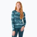 Dámske termo tričko Smartwool Merino 250 Baselayer Crew Boxed twilight blue mtn scape