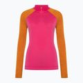 Dámske termoaktívne tričko  Smartwool Classic Thermal Merino Baselayer 1/4 Zip boxed power pink longsleeve 3