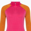 Dámske termoaktívne tričko  Smartwool Classic Thermal Merino Baselayer 1/4 Zip boxed power pink longsleeve 5