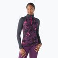 Dámske termoaktívne tričko Smartwool Classic Thermal Merino 1/4 Zip Boxed purple iris thermal longsleeve