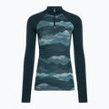 Dámska termoaktívna mikina Smartwool Classic Thermal Merino Baselayer 1/4 Zip Boxed twilight 3