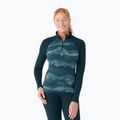 Dámske termoaktívne tričko Smartwool Classic Thermal Merino 1/4 Boxed Thermal longsleeve twilight blue