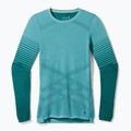 Dámska termoakčná mikina Smartwool Intraknit Thermal Merino Baselayer Pattern Crew cascade 7