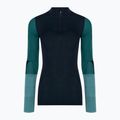 Dámska termoakčná mikina Smartwool Intraknit Thermal Merino Baselayer Colorblock 1/4 Zip navy 3