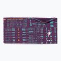 Obojstranná čelenka Smartwool Thermal Merino purple iris digi plaid