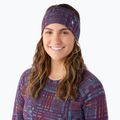 Obojstranná čelenka Smartwool Thermal Merino purple iris digi plaid 2