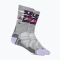 Dámske trekingové ponožky Smartwool Hike Full Cushion Alpine Perch Crew svetlo šedé