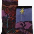 Smartwool dámske lyžiarske ponožky Ski Zero Cushion Floral Field Print OTC picante 4