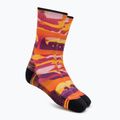 Dámske trekingové ponožky Smartwool Hike Light Cushion Bear Country Print Crew orange rust