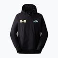 Pánska trekingová mikina The North Face Tekno Logo Hoodie black/sun sprite 5