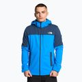 Pánska softshellová bunda The North Face Diablo Softshell s odnímateľnou kapucňou optic blue/shady blue
