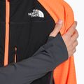 Pánska softshellová bunda The North Face Dawn Turn Softshell Fz black/shocking orange/asphalt grey 3