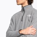 Pánska mikina The North Face 100 Glacier 1/4 Zip fleece medium grey heather 3